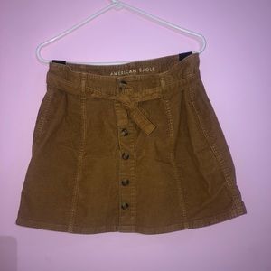 American Eagle button up corduroy skirt